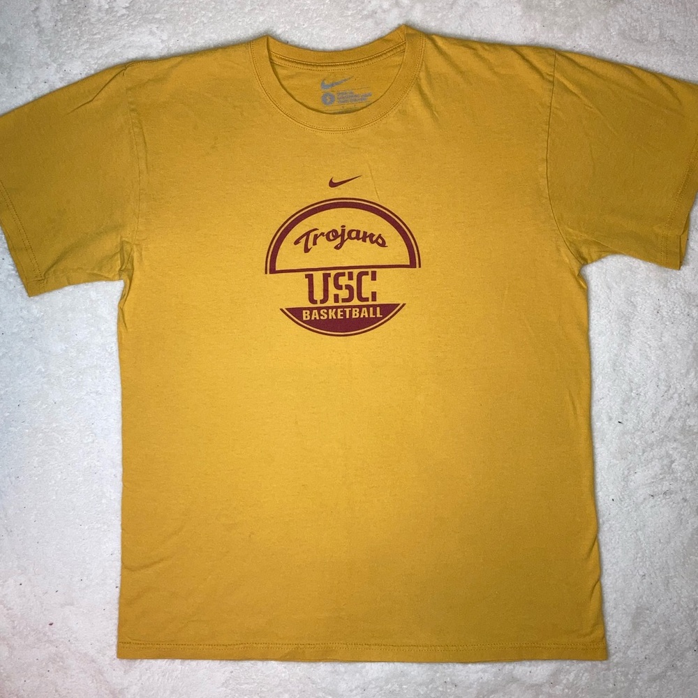 Nike USC Basketball Yellow T-shirt